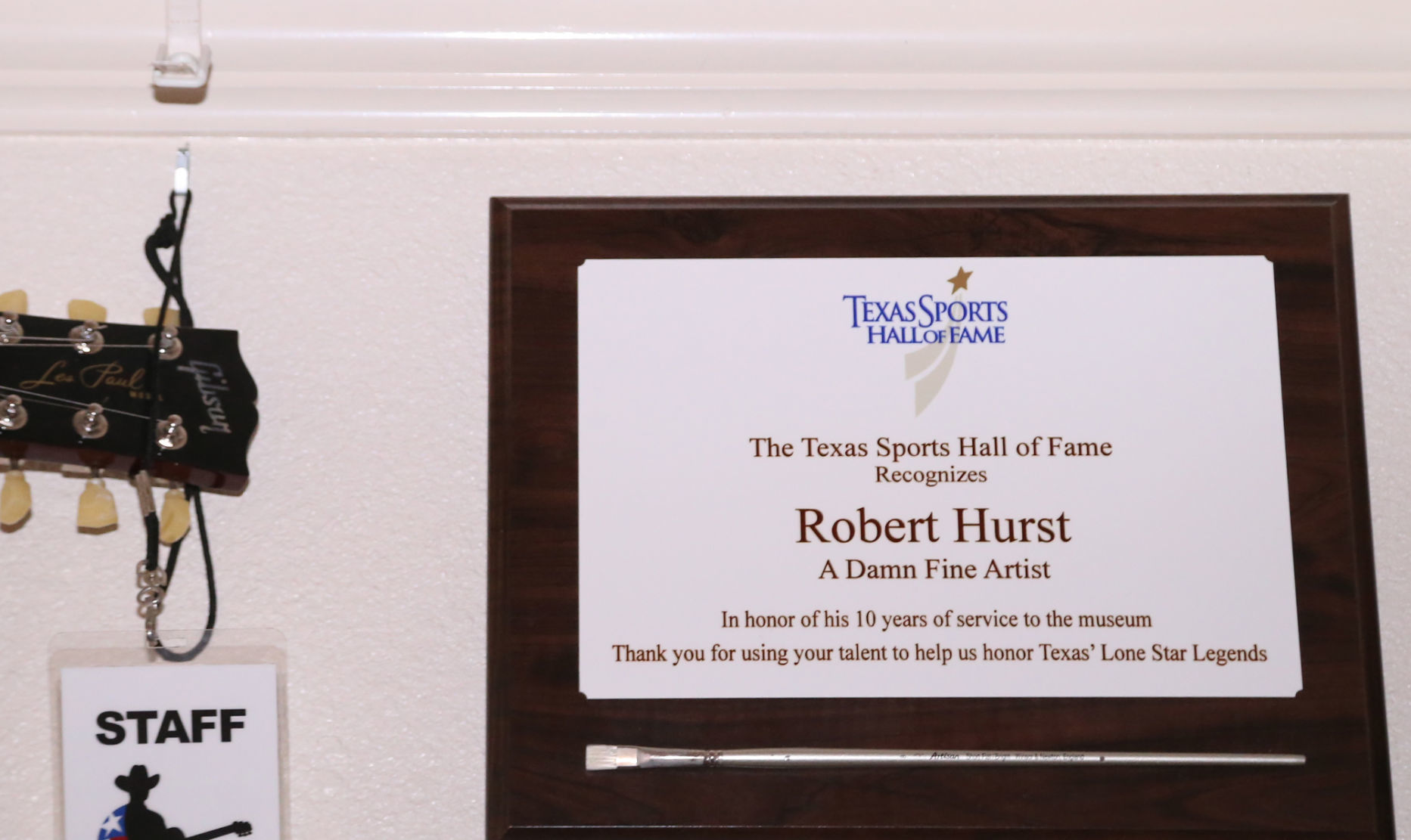 Texas Sports Hall of Fame artist